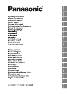 Manuale Panasonic NN-E209WMEPG Microonde