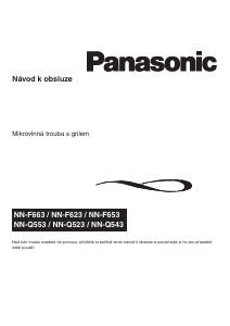 Manuál Panasonic NN-F663 Mikrovlnná trouba