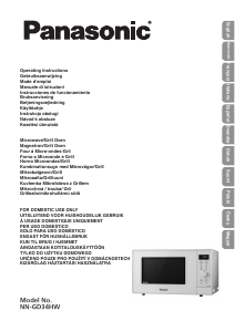 Bruksanvisning Panasonic NN-GD34H Mikrovågsugn