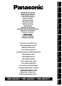 Használati útmutató Panasonic NN-GD357 Mikrohullámú sütő