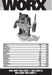 Käyttöohje Worx WX15RT.2 Yläjyrsin