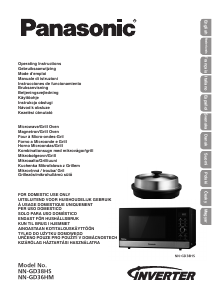 Bruksanvisning Panasonic NN-GD36H Mikrovågsugn
