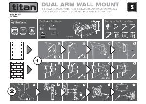 Manual Titan MA 2615 Suporte de parede