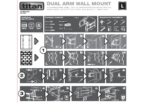 Bedienungsanleitung Titan MA 6550 Wandhalterung