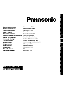 Manuál Panasonic NN-J155WBEPG Mikrovlnná trouba