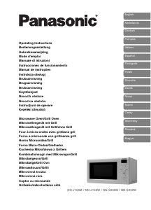 Käyttöohje Panasonic NN-J159WMEPG Mikroaaltouuni