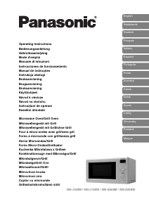 Manual de uso Panasonic NN-J169M Microondas