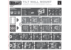 Bedienungsanleitung Titan MS 6550 Wandhalterung