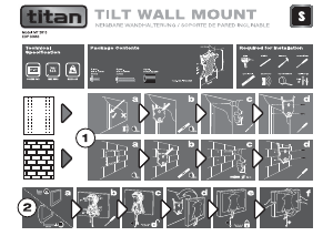 Bedienungsanleitung Titan MT 2615 Wandhalterung