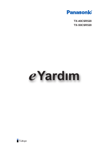 Kullanım kılavuzu Panasonic TX-50CSR520 LCD televizyon