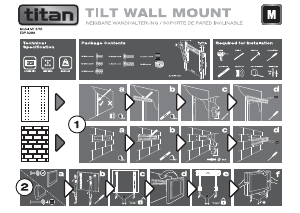 Bedienungsanleitung Titan MT 3735 Wandhalterung