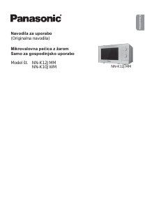 Priročnik Panasonic NN-K10JWM Mikrovalovna pečica