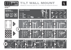 Bedienungsanleitung Titan MT 6550 Wandhalterung