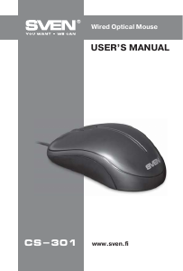 Manual Sven CS-301 Mouse