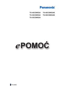 Priručnik Panasonic TX-50CSW524 LCD televizor