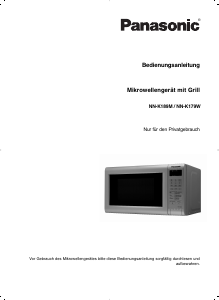 Bedienungsanleitung Panasonic NN-K189M Mikrowelle