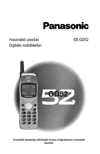 Használati útmutató Panasonic EB-GD52 Mobiltelefon