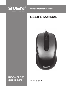 Manual Sven RX-515 Mouse