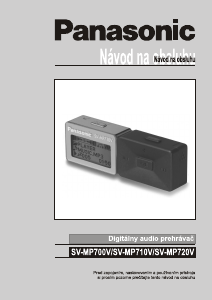 Návod Panasonic SV-MP720V Mp3 prehrávač