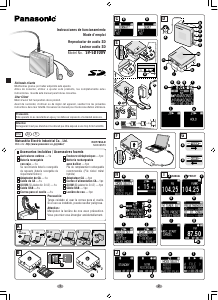 Mode d’emploi Panasonic SV-SD100V Lecteur Mp3