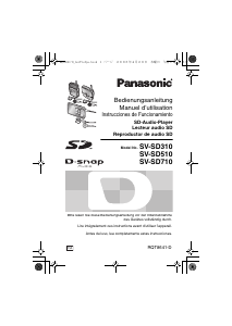 Bedienungsanleitung Panasonic SV-SD510 Mp3 player
