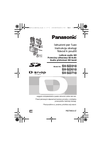 Instrukcja Panasonic SV-SD710 Odtwarzacz Mp3
