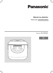 Návod Panasonic SR-TMH501 Posilňovací stroj