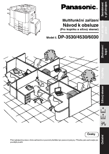 Manuál Panasonic DP-4530 Multifunkční tiskárna