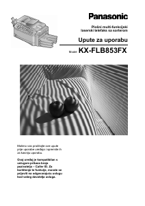Priručnik Panasonic KX-FLB853FX Višenamjenski pisač