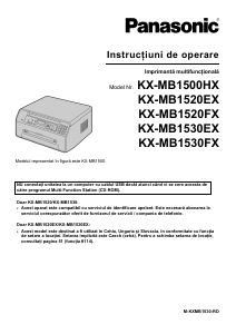 Manual Panasonic KX-MB1520FX Imprimantă multifuncţională