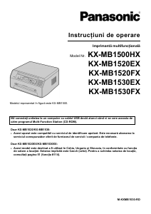 Manual Panasonic KX-MB1530E Imprimantă multifuncţională