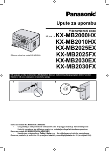 Priručnik Panasonic KX-MB2000HX Višenamjenski pisač