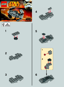 Käyttöohje Lego set 30275 Star Wars TIE advanced prototype