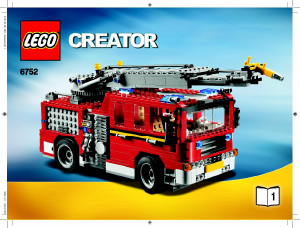 Bedienungsanleitung Lego set 6752 Creator Feuerwehrwagen