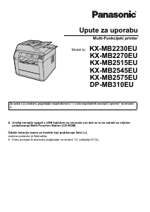 Priručnik Panasonic KX-MB2515EU Višenamjenski pisač