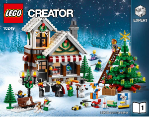 Instrukcja Lego set 10249 Creator Zimowy sklep z zabawkami