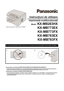 Manual Panasonic KX-MB773FX Imprimantă multifuncţională