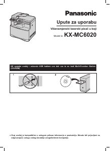 Priručnik Panasonic KX-MC6020 Višenamjenski pisač