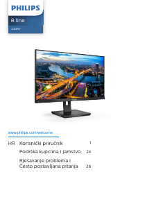 Priručnik Philips 242B1V LED zaslon