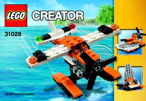 Manual Lego set 31028 Creator Sea plane
