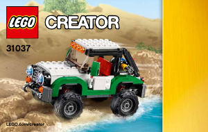 Bruksanvisning Lego set 31037 Creator Oppdagerkjøretøy