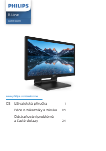 Manuál Philips 242B9T LED monitor