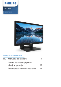 Manual Philips 242B9T Monitor LED