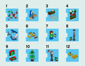 Instrukcja Lego set 60099 City Kalendarz adwentowy