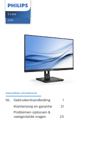 Handleiding Philips 242S1AE S Line LED monitor