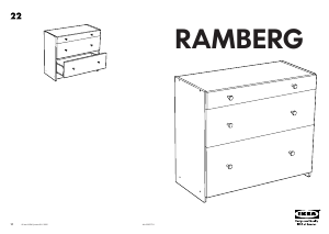 Manual IKEA RAMBERG Comodă