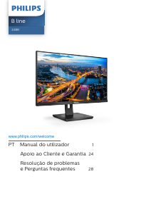 Manual Philips 243B1 Monitor LED