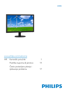 Priručnik Philips 243S5LSB5 LED zaslon