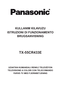 Kullanım kılavuzu Panasonic TX-55CR433E LCD televizyon