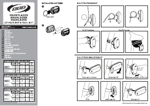 Manual de uso BBB BLS-77 FrontLaser Faro bicicleta